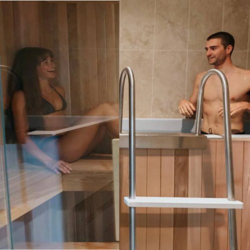 sauna and ice bath