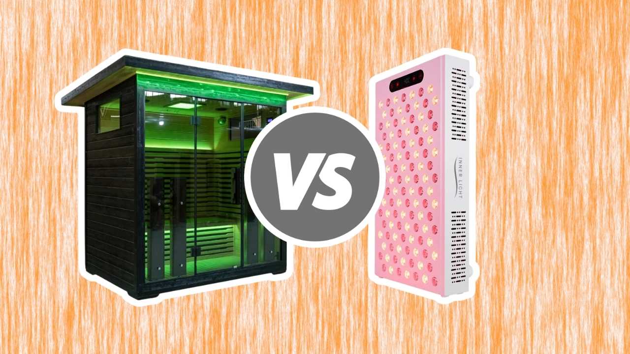 infrared sauna vs red light therapy