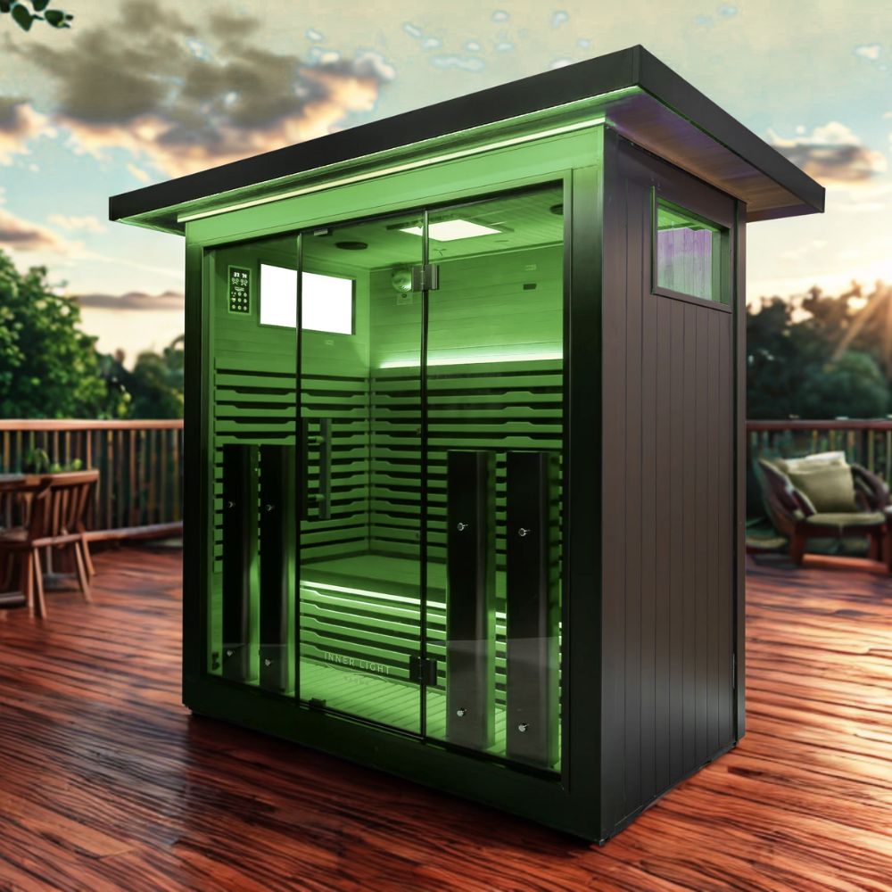 4 Person outdoor sauna Innerlight La Mar