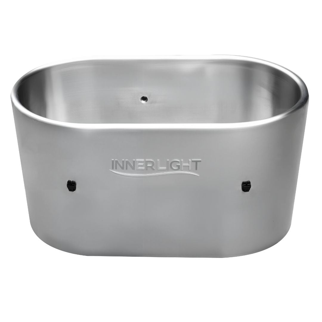 Stainless steel oval ice bath
