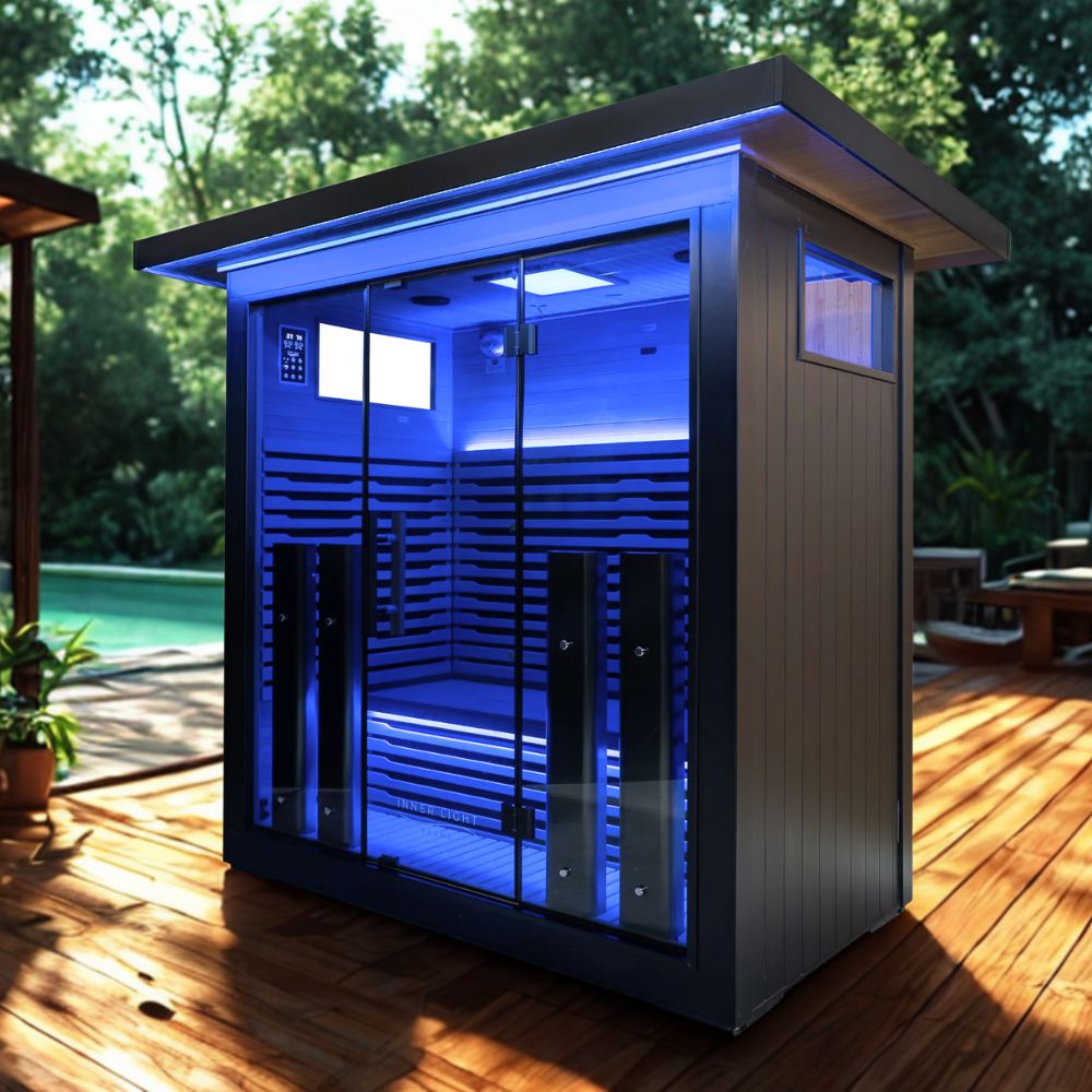 Innerlight Sauna Outdoor Sauna Black