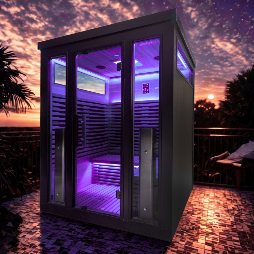 3 Person Innerlight aluminium outdoor sauna