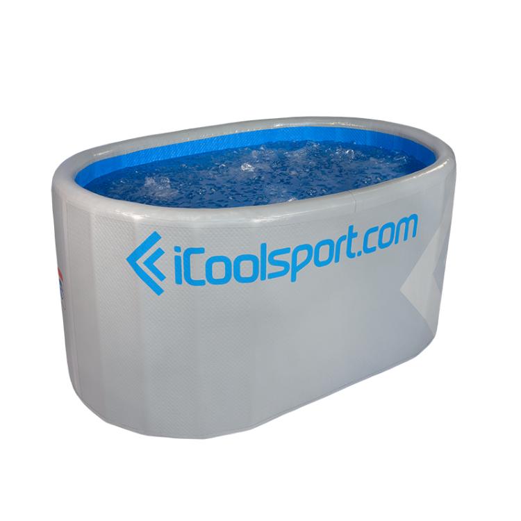 Inflatable ice bath