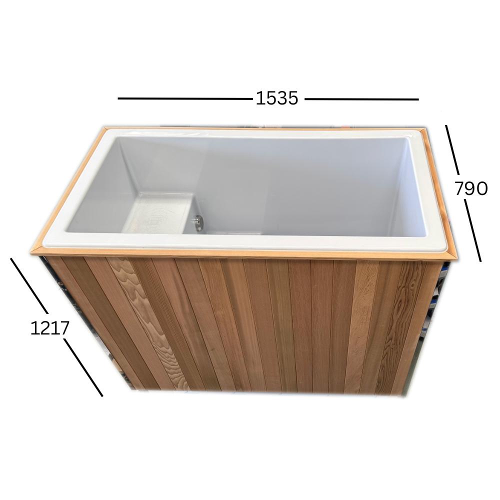 Cedar Dual  Ice Bath and Hot Tub