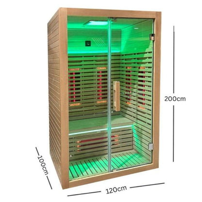 2 person Infrared Sauna dimensions 