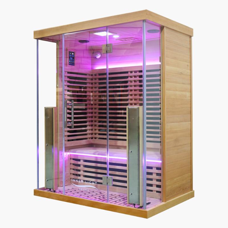 3 Person 360 Far Infrared Sauna Purple