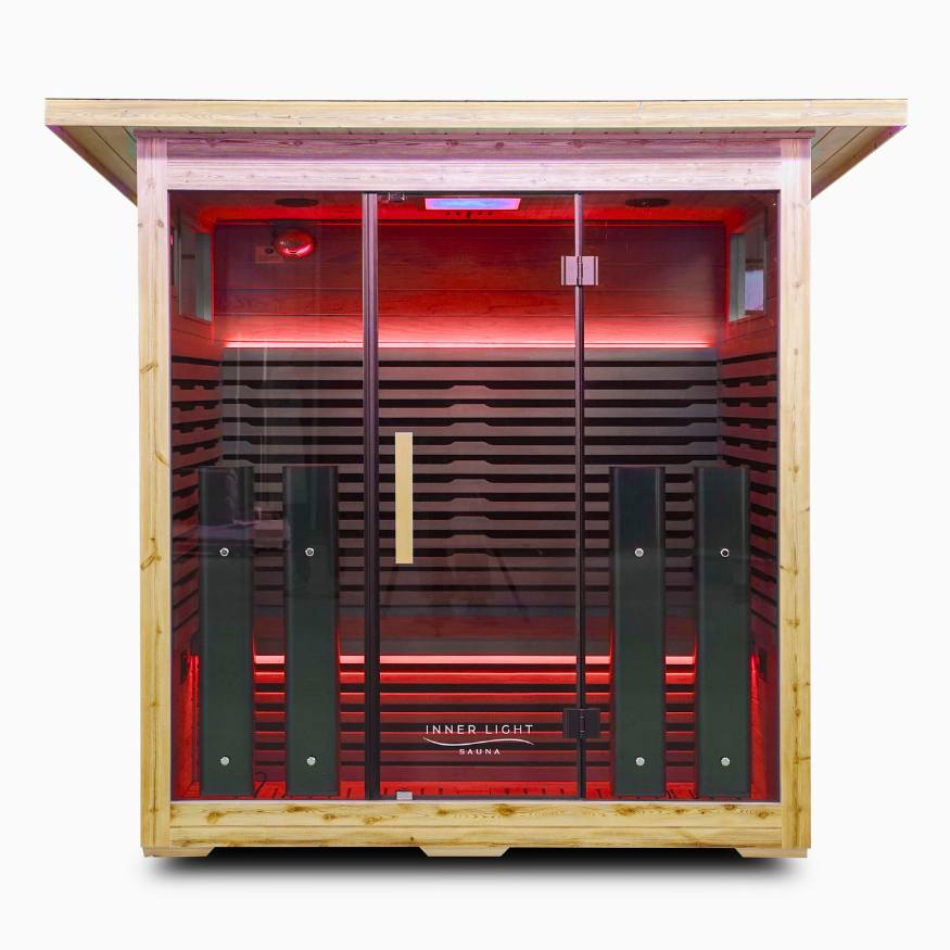 Outdoor Infrared Sauna Natural Colour 