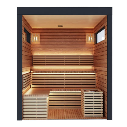 Innerlight 6 person traditional Sauna Internal View
