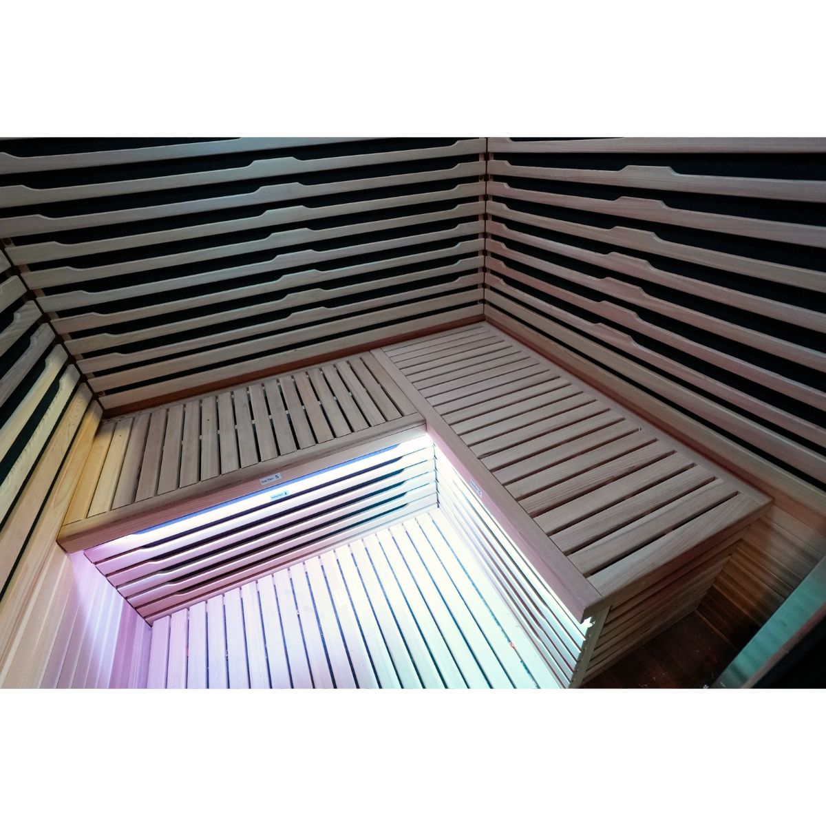 Western Red Cedar L-shaped bench