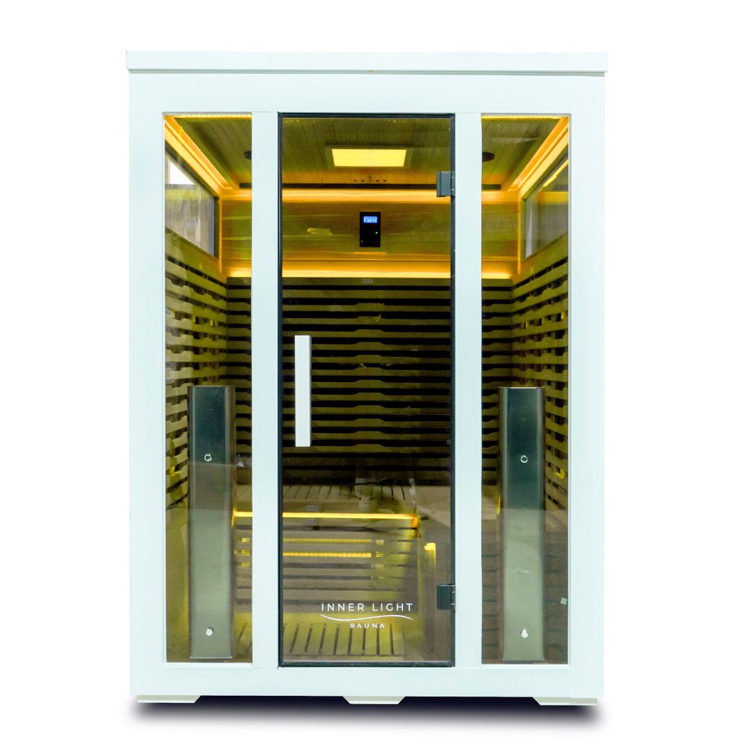 3 Person Infrared Sauna White