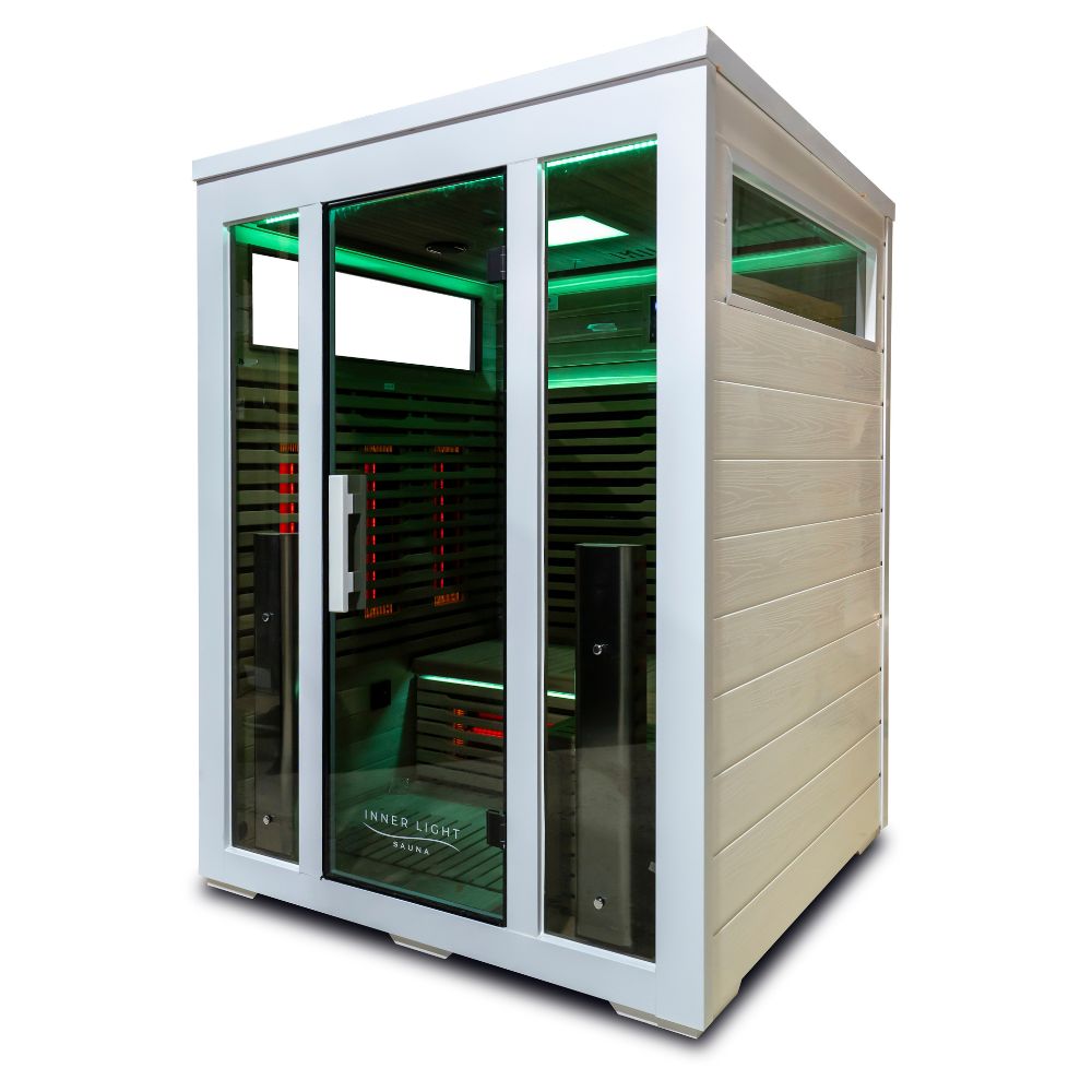 Bella 3 White Outdoor Sauna 