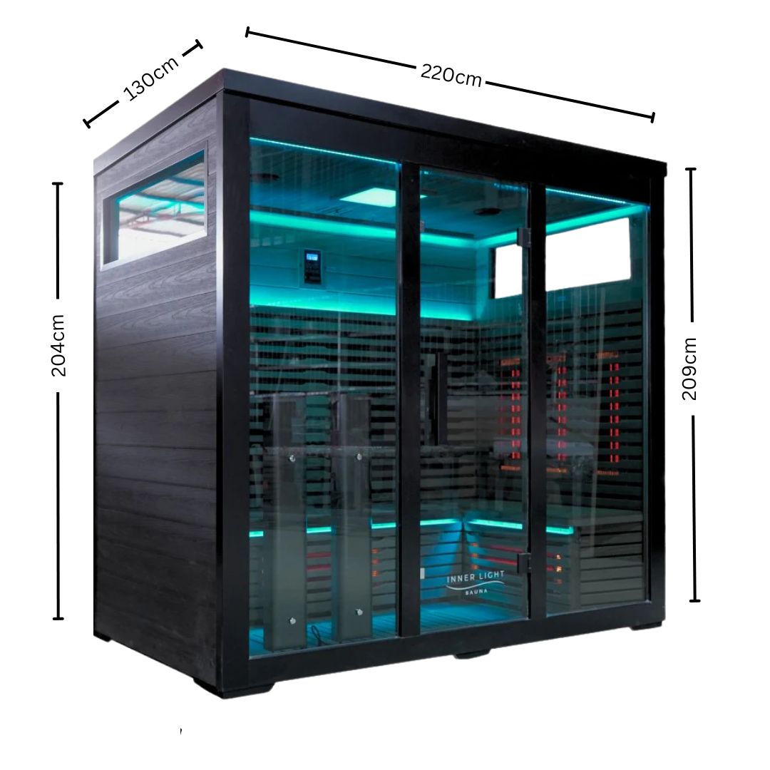 Bella 5 outdoor sauna dimensions
