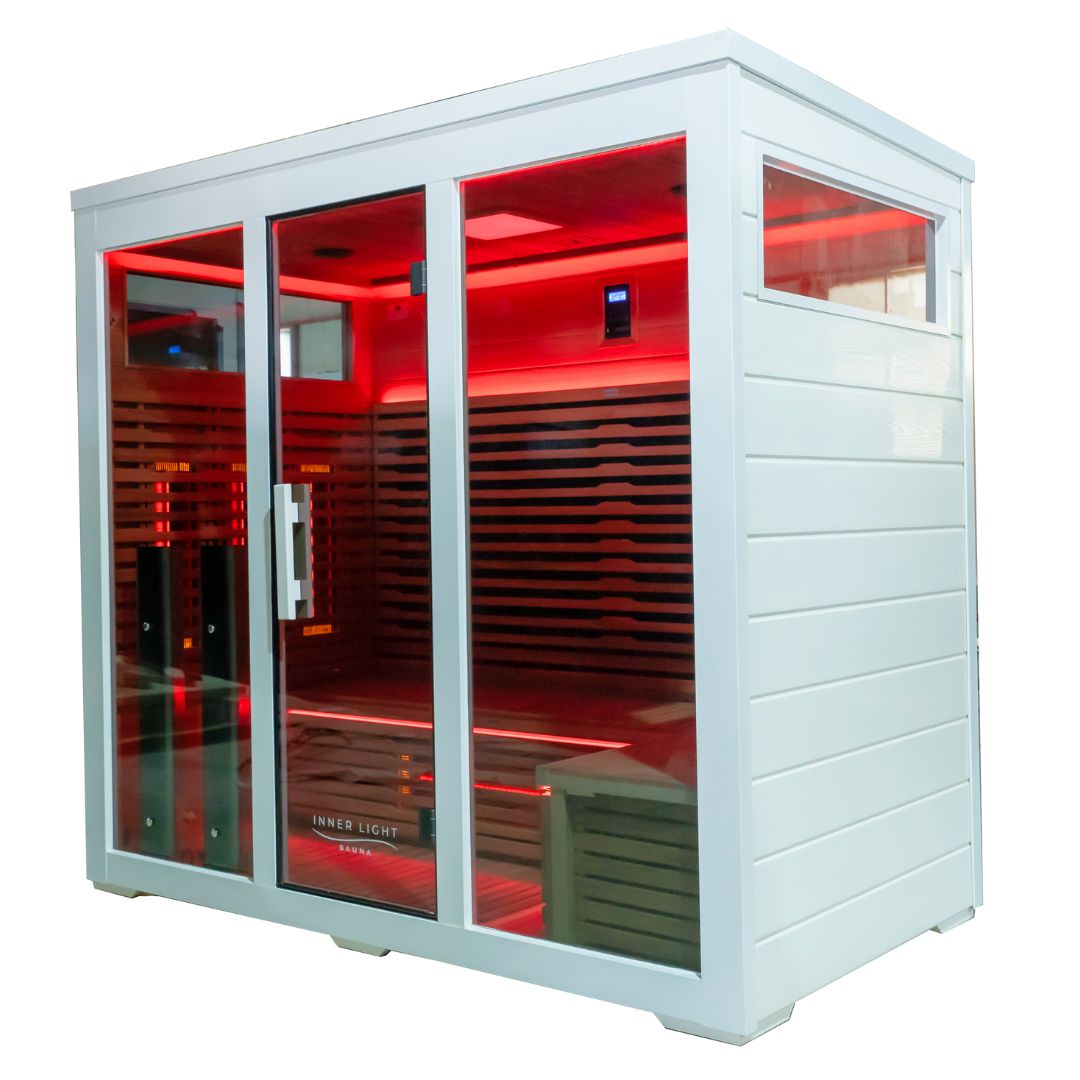 5 Person White Sauna Bella Deluxe