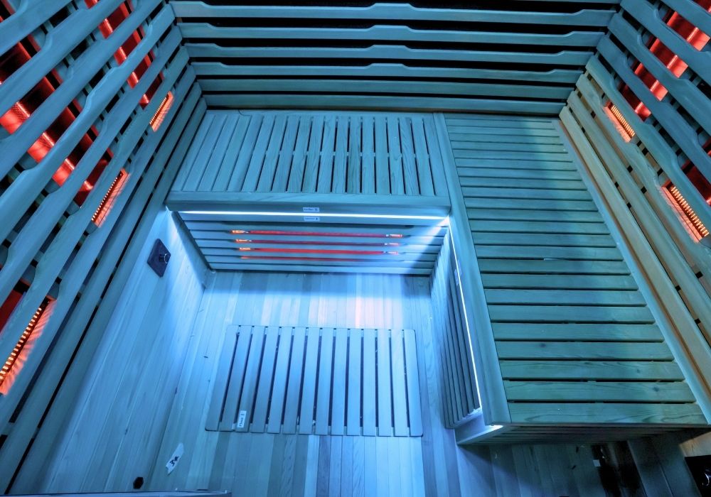 Bella 3 Outdoor infrared sauna L shped seat