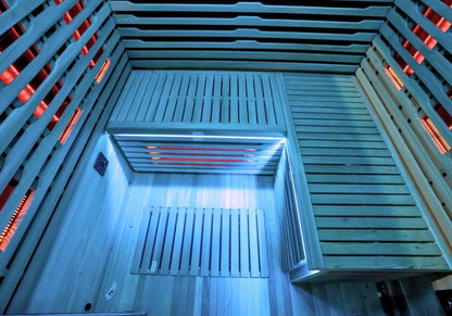 Bella 3 Outdoor infrared sauna L shped seat