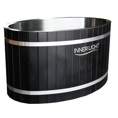Black oval Ice Bath