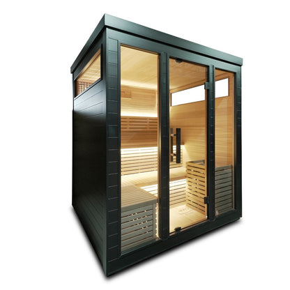 Demfin 6 Person Traditional Sauna right view