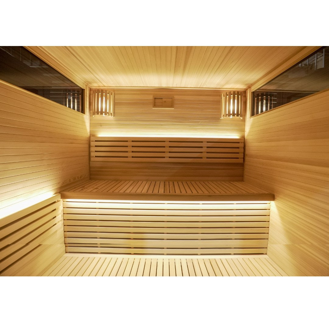 Outdoor traditional sauna 