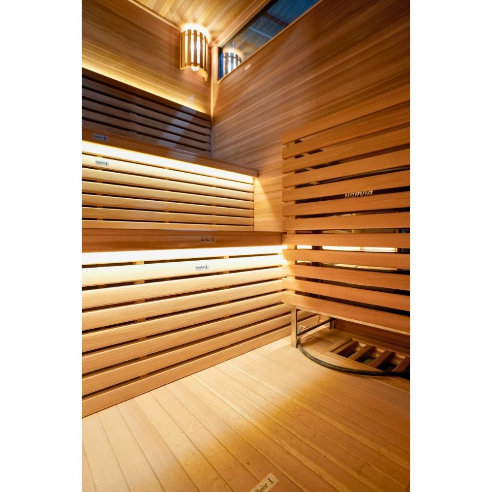 Traditional outdoor sauna heater