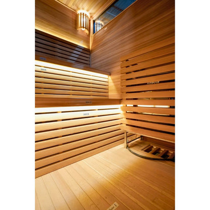 Traditional outdoor sauna heater