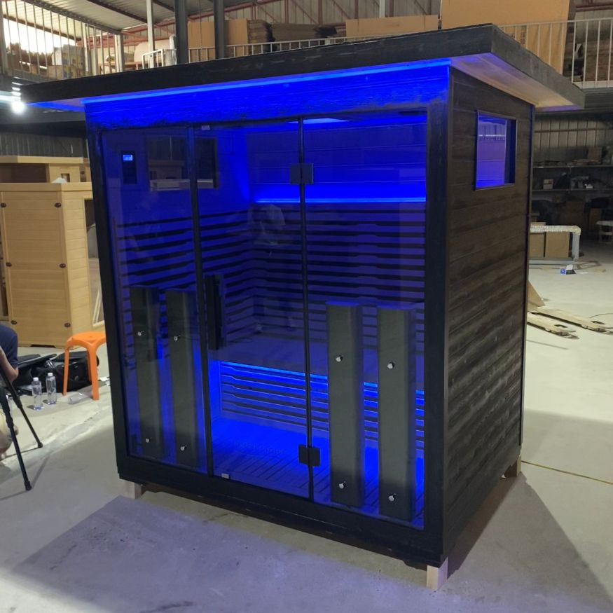 4 person outdoor sauna
