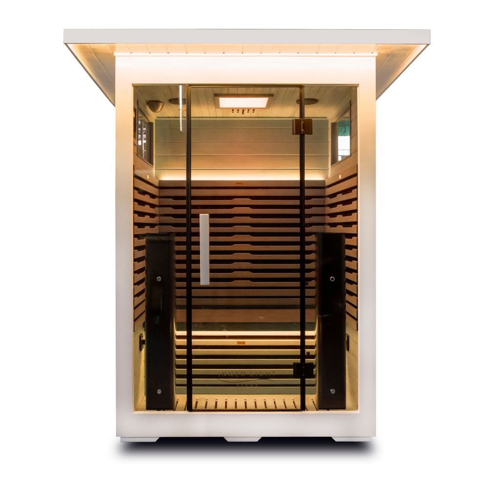 Front view, mood lighting in yellow