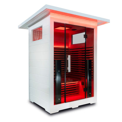 White  Outdoor Sauna 2 Person