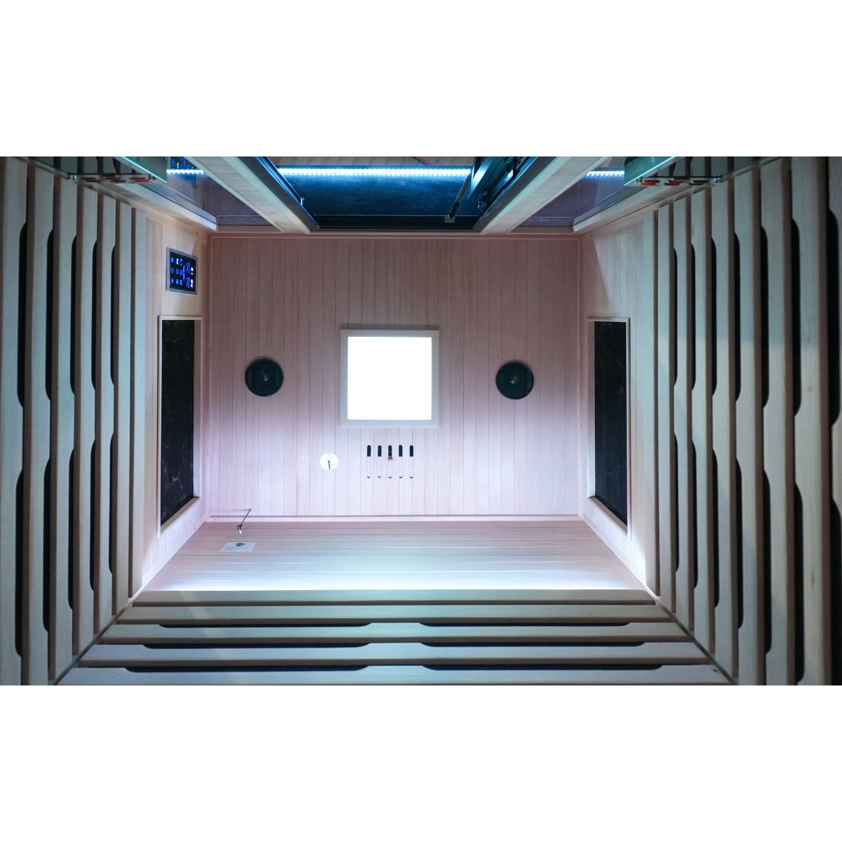 2 Person Outdoor Infrared Sauna – La Mar (Black)