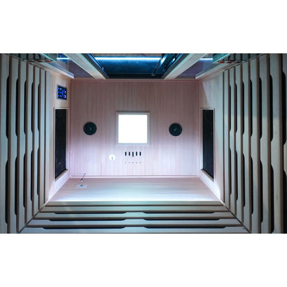 2 Person Outdoor Infrared Sauna – La Mar (Black)