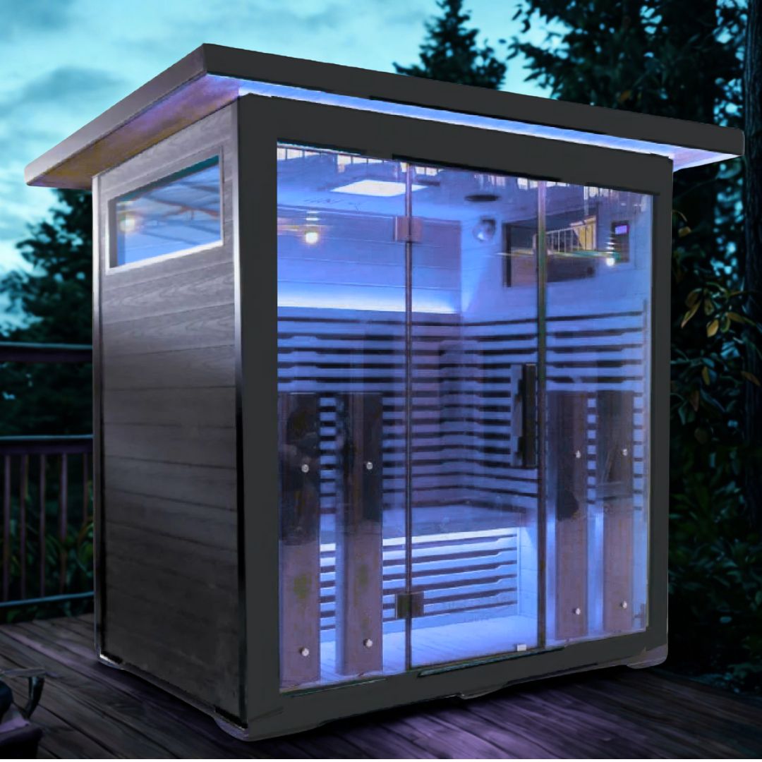 4 person outdoor sauna Innerlight Sauna