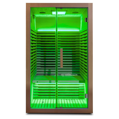 Mali 2 Infrared Sauna front view - Green