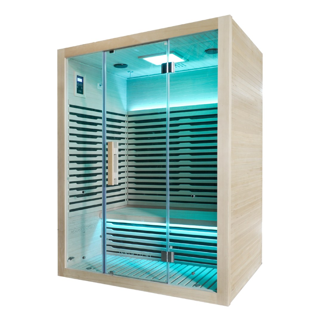 3 Person Infrared Sauna side View 
