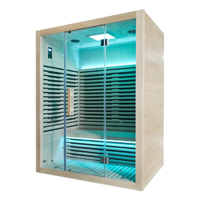 3 Person Infrared Sauna side View 
