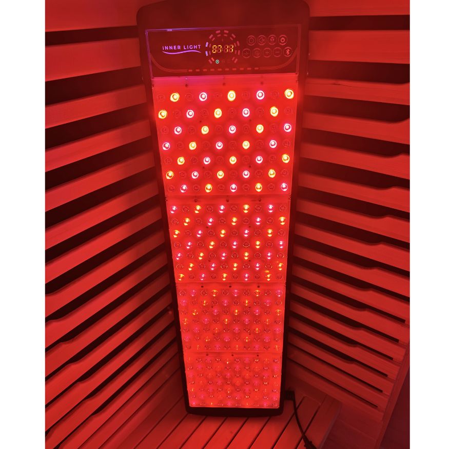 Sauna red light therapy