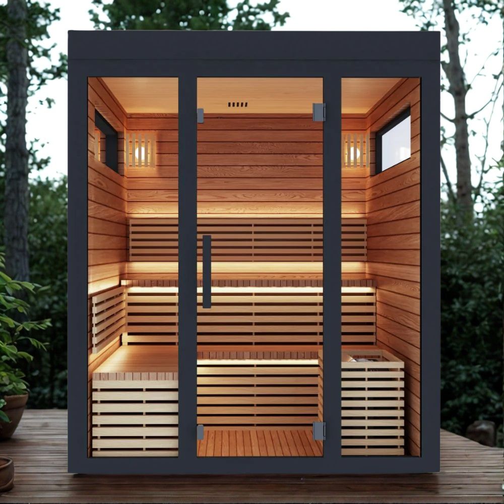 Demfin traditional outdoor sauna