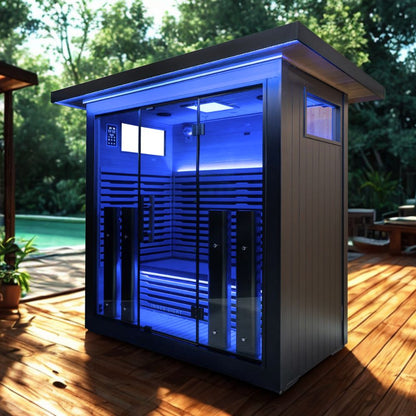 Innerlight Sauna Outdoor Sauna Black