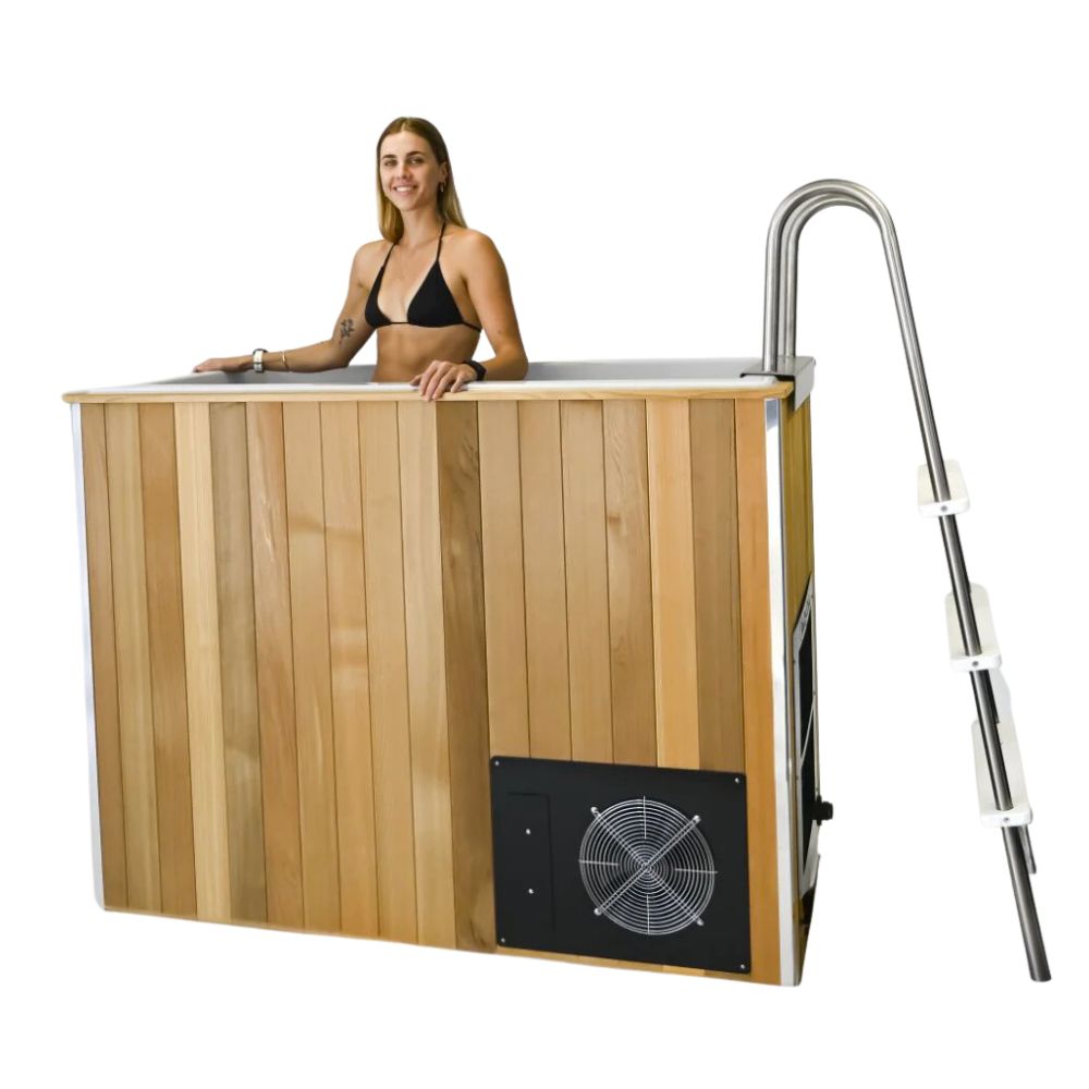 MiPod Pro Cedar Dual temp Ice Bath