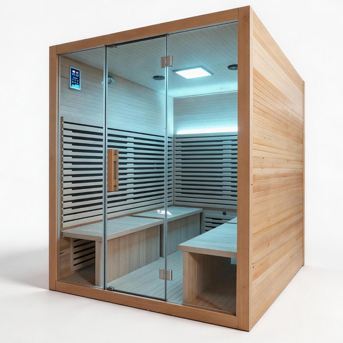 Hot Yoga Sauna - Infrared Heaters - Foldable Seats 8 Person