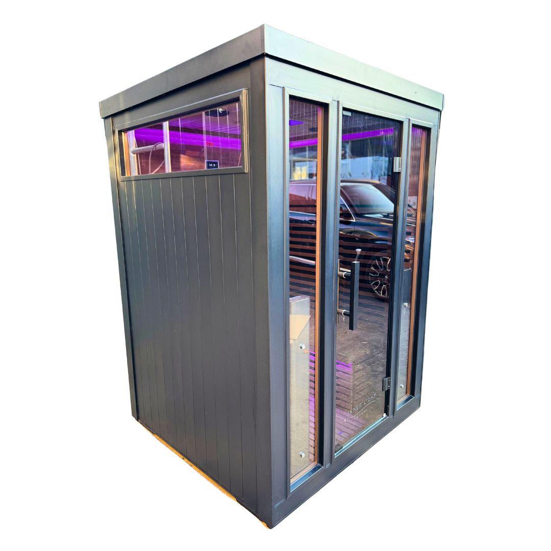 3 person outdoor infrared sauna