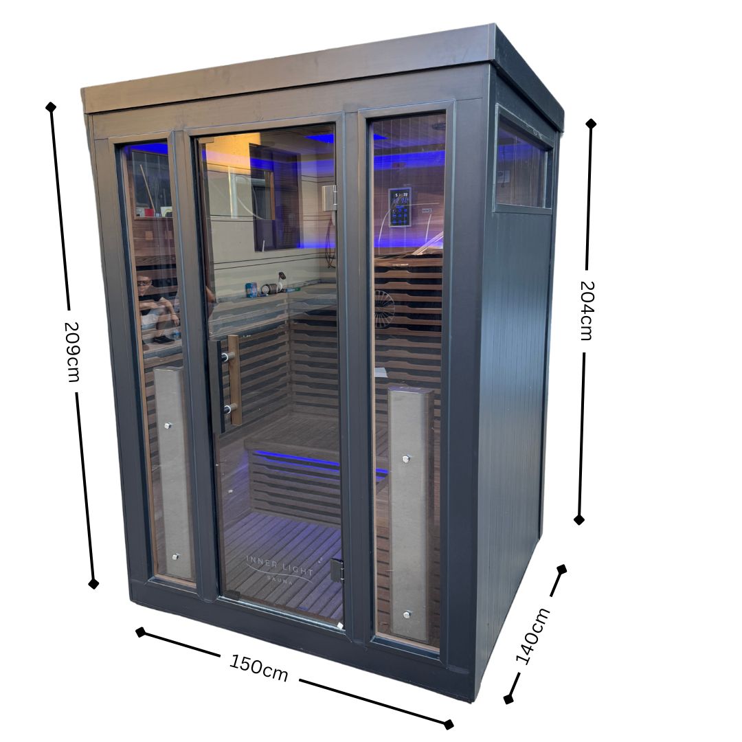 Bella Deluxe 3-Person Outdoor Infrared Sauna