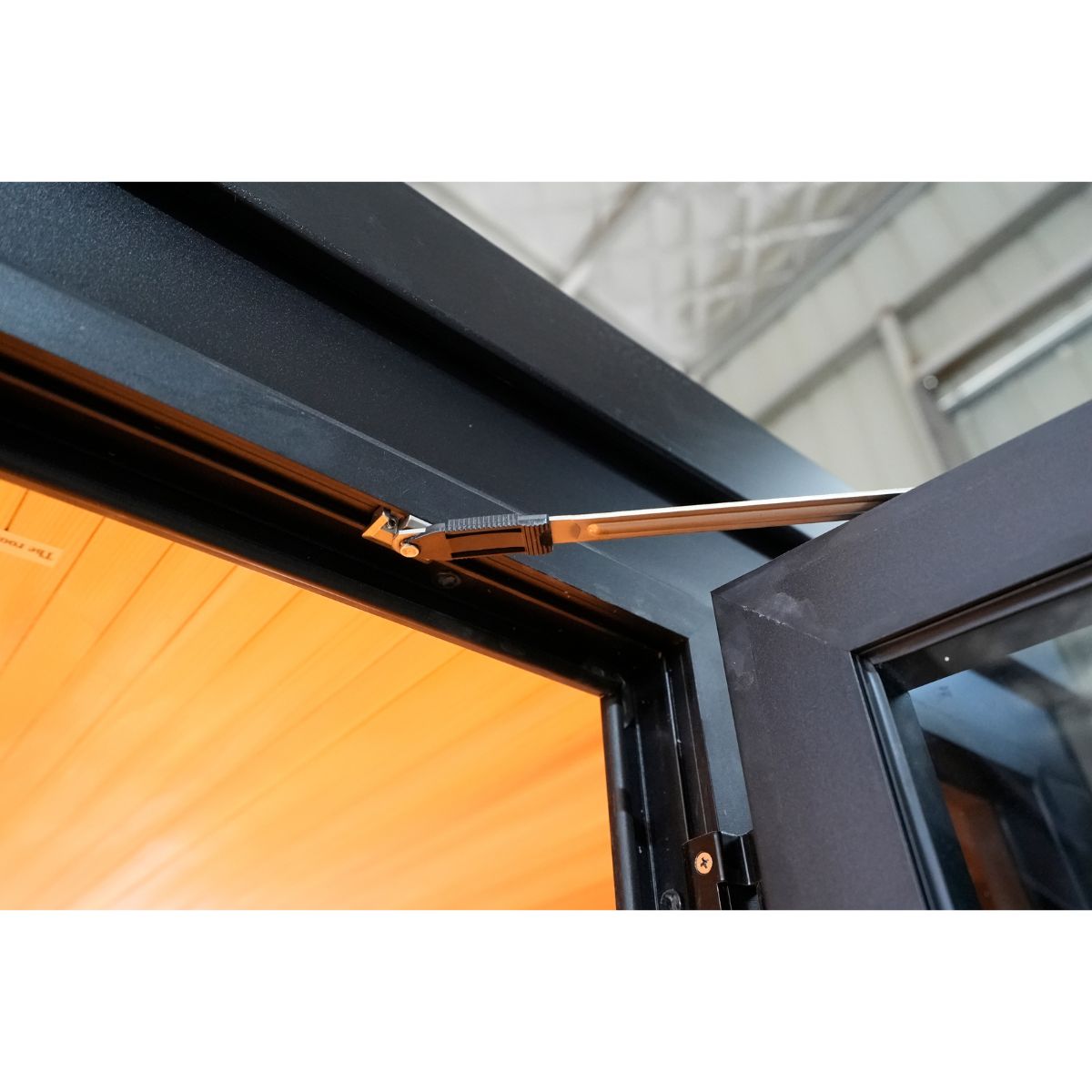 Demfin outdoor sauna door catch