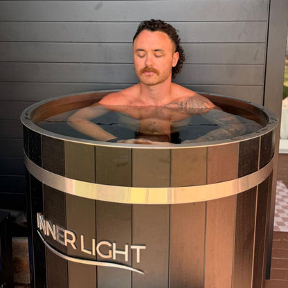 Man in Innerlight Ice Bath